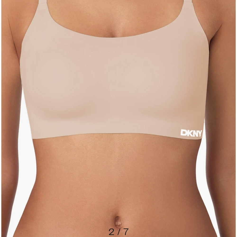 New DKNY Women's Seamless Tan Bralette - Picture 2 of 7